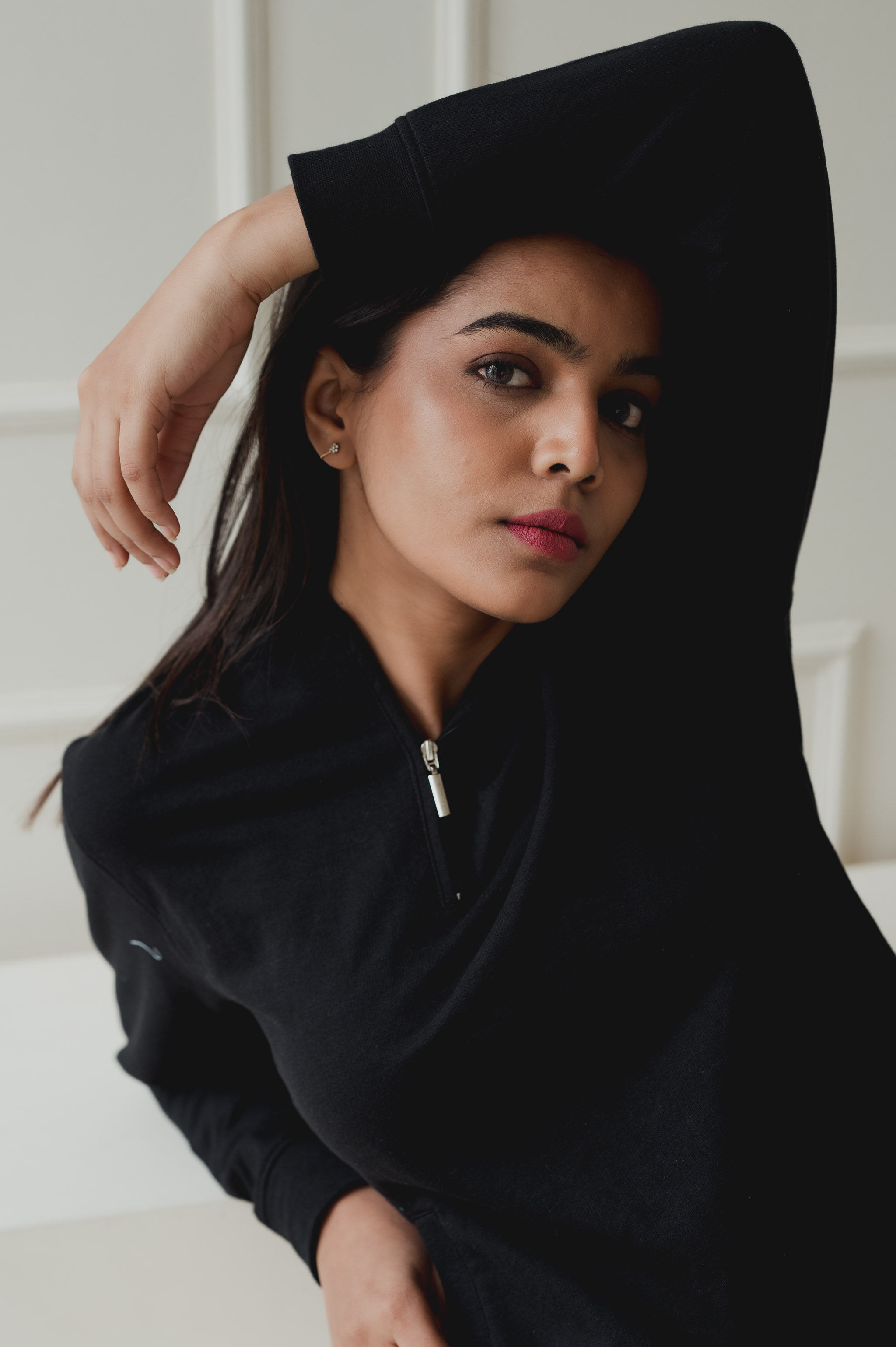 Hooded top
