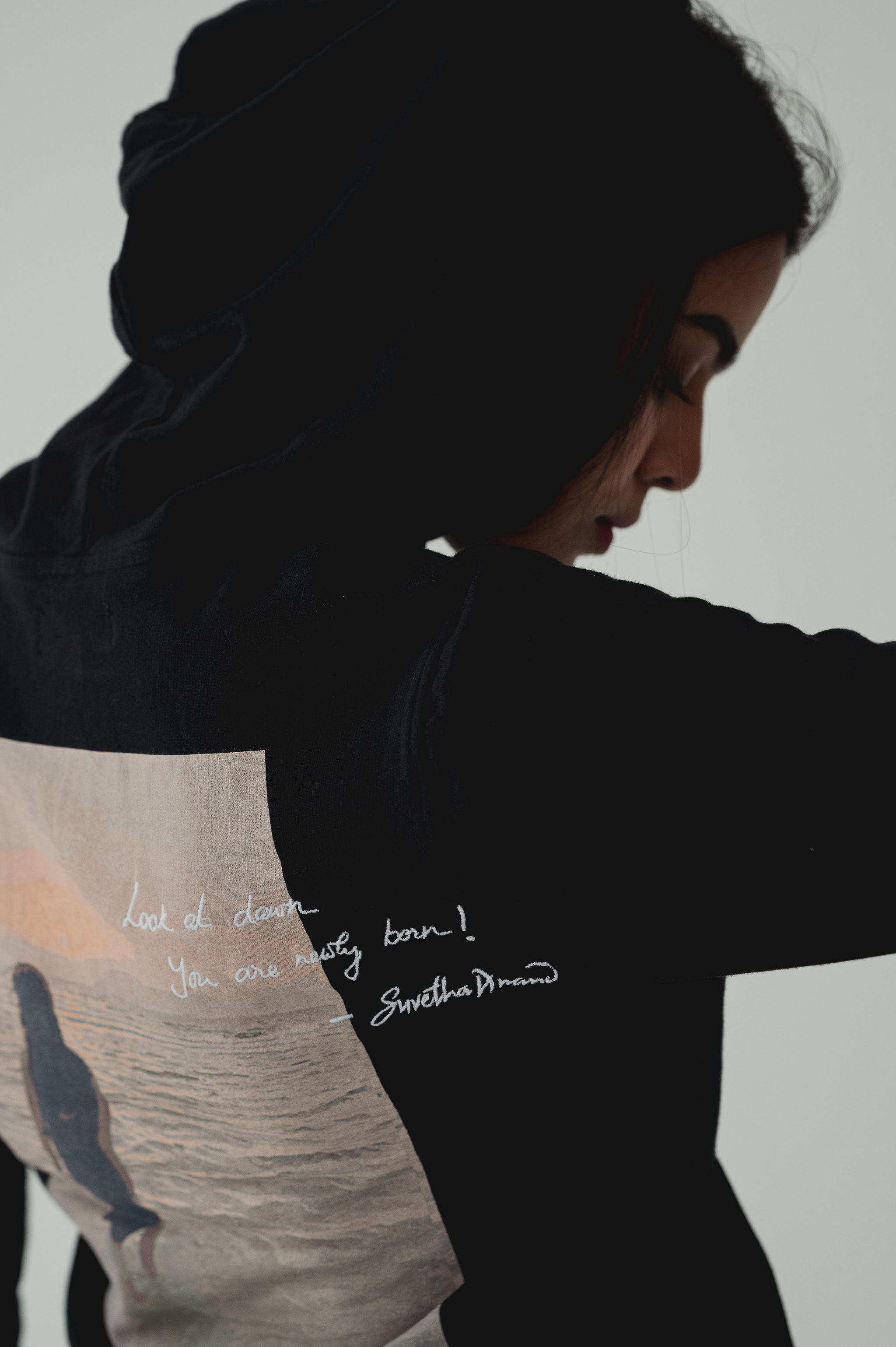 Hooded top